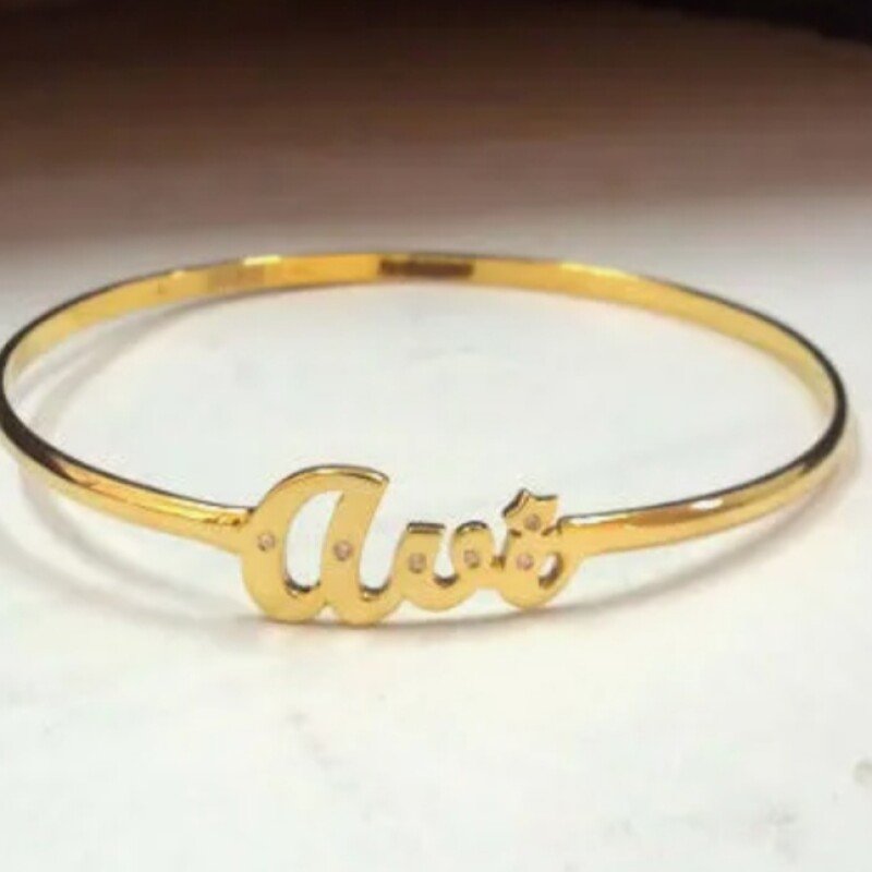 Personalized Gold Bangles
