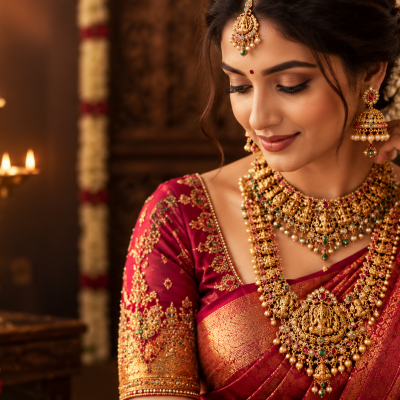 Gold Necklace Set