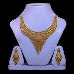 Gold Bridal Necklace Set